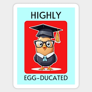 Highly Egg-Ducated | Student Pun Magnet